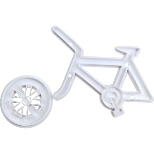 Bicycle Shape Cookie Cutter Custom Made 3D Printed Fondant Desserts Biscuit Mold For Baking Bread Birthday Cake Decorating Tools
