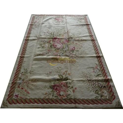 Flower rug needlepoint carpet woven wool carpet mini carpet carpet wool