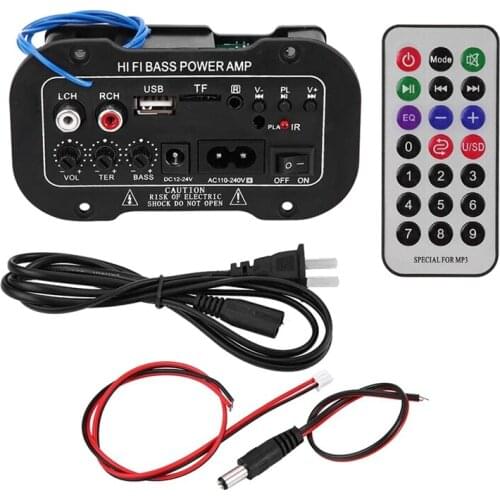 Bluetooth HiFi Amplifier, 5 Inch Auto Car Digital Bluetooth Amplifier HiFi Bass High Power Stereo Audio AMP