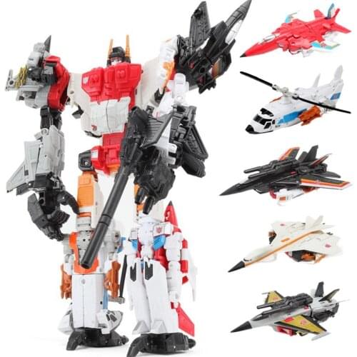 New Movie 5 in 1 Devastator Transformation Toys Boy Anime Action Figure Robot Aircraft Car Tank Motorcycle Model Kid adult toy