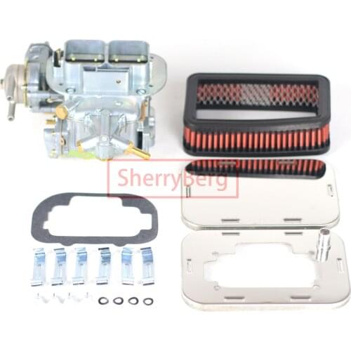 SherryBerg Carby Carburettor Carb KIT FOR Toyota Mitsubishi SUZUKI ISUZU WEBER 32/36DGAV 32 36 CARBURETOR +Air FILTER CONVERSION