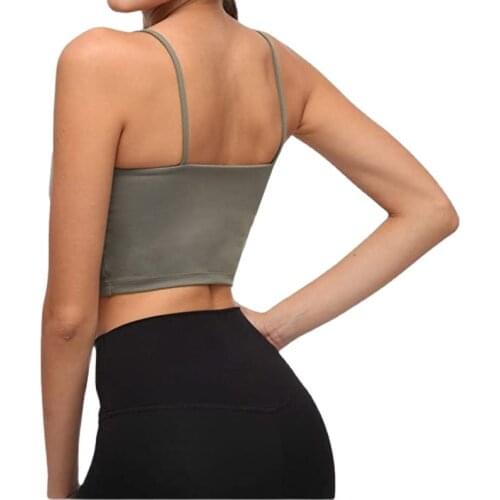 2021 Free Shiping Lulu Naked feeling Plus Size Women Padded Sports Bra Fitness Workout Running Shirts Vest Yoga Tank Top