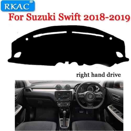 RKAC Dashboard Pad For Suzuki Swift 2018-2019 Dash Mat Sun Shade Dash Board Cover Auto Accessories Right hand drive