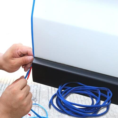 5M universal Anti Collision Side Door Edge Guard Car Rubber Bumper strip Protection Sticker Strip Seal Strips decorative strip