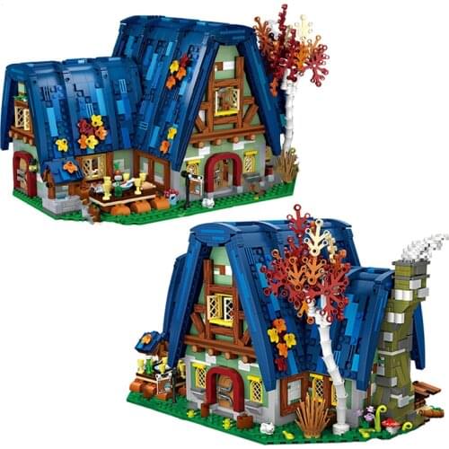 2847PCS Mini Blocks Elf Club House Model Bricks Building City Street View Figures DIY Educational Toys for Children Xmas Gifts