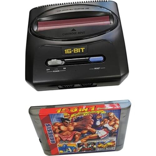 Mini Sega Genesis TV Video Game Console With Classic 196 in 1 Russin Black through