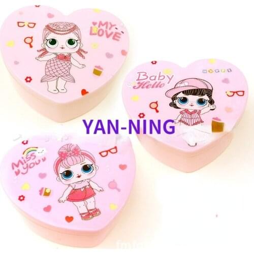 Cartoon Jewelry Box Hair Jewelry Box Love Storage Box Cosmetic Box Sundries Box Headdress Box Kitchen Items Jewelry Storage