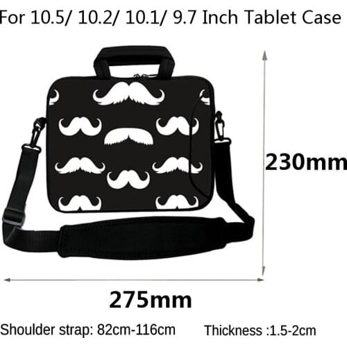 Mens Universal 10.2/ 10 Inch Netbook Bag Bolsas For Apple iPad 2 3 4/Acer/ Huawei/ Lenovo 10.1" 9.7" 10.5 Tablet Case Pouch Bags