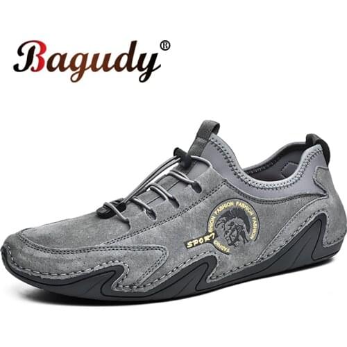 Brand Quality Leather Men Loafers Breathable Mens Casual Driving Oxfords Shoes Fashion Men Flats shoes Moccasins Shoes Size 46