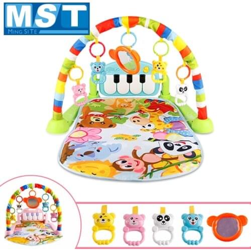 Musical Baby Toys Play Mats Child Rugs Educational Carpet With Piano Keyboard Animal Gym Infant Rack Playmat Baby Crawling Mat