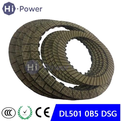 Original New DSG DL501 0B5 7-Speed Transmission Clutch Friction Plate Kit For Audi Q5 A4 A5 A6 A7