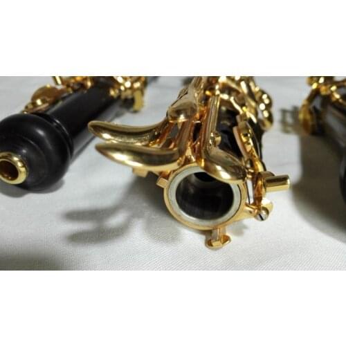 One ebony wood Excellent semiautomatic plated oboe gold-plating C key