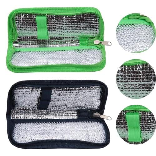 Portable Medical Coolers Diabetic Insulin Cooler Bag Insulated Diabetic Insulin Protector Travel Case Cooler Tinfoil Ice Cooling