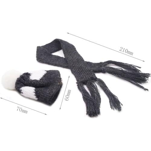 1/6 Scale Figure Dolls Hat Scarf Model Toys for 12 Inches Action Figure Dolls DIY Accessories