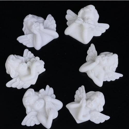 Mini Angels Resin Sculpture,Gutta Material Resin Accessories,For Dollhouse Decals new