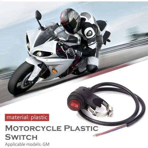 Universal 12V Motorcycle Handlebar Offroad Switch Anti-resistance Repairing LED Work Outdoor Elements Light Fog Lamp ON/OFF