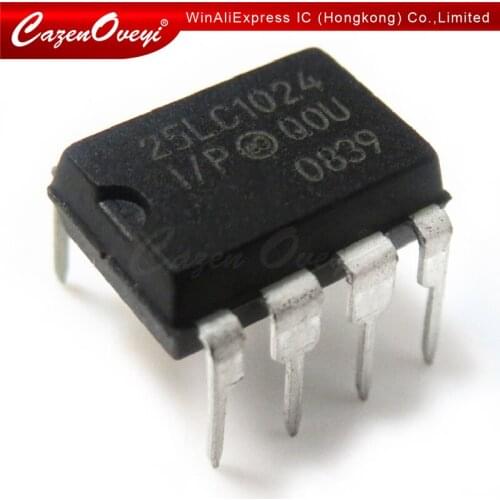 1pcs/lot PIC25LC1024-I/P 25LC1024-I/P 25LC1024 I/P DIP-8 In Stock