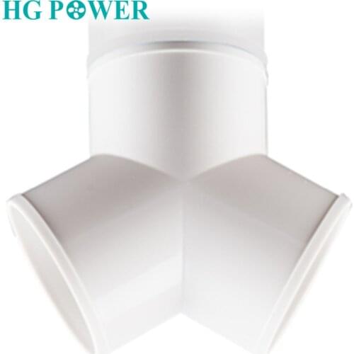 100mm 150mm Y Connector or T Duct Connector 4 inch 6 inch 3 Ways Splitter for Ventilation Tube Plastic Heating & Cooling Vents