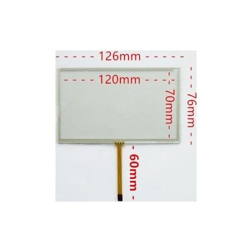 126*76 new 5 Inch 4 line AMT98585 GPS touch screen universal touch screen navigation board 126mm*76mm