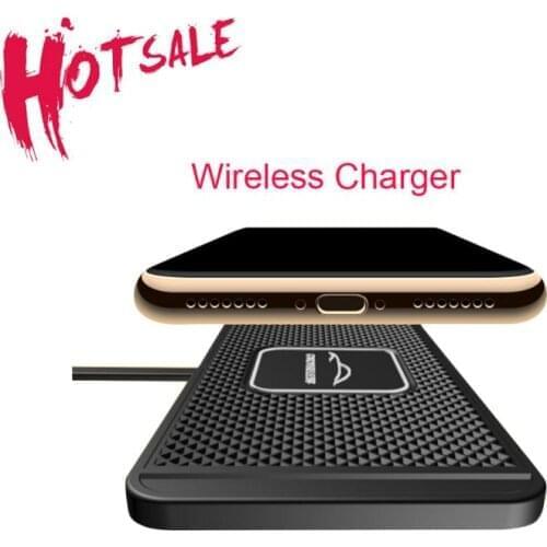 Car Wireless Charger Silicone Pad Cradle Stand Dock 10W For Samsung S20 S10 Wireless Fast Charging For IPhone 11 Pro Xs Max 8