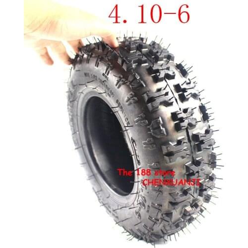 Free Shipping New 4.10-6 Tire and Inner Tube Fit All Models ATV Go Kart MIni Quad 47cc 49cc Snowplow Tires Snowmobile Tires