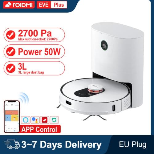 ROIDMI EVE Plus Robot Vacuum Cleaner