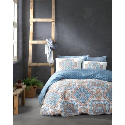 Cotton Box Double Quilted Duvet Sets, Four Seasons is used, Bedroom, linens, sheets, pillow cases are produced in Turkey Grande