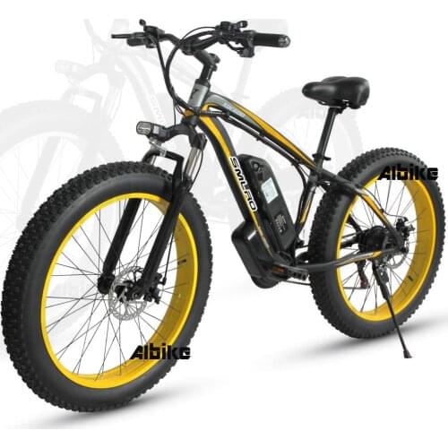 Electric bike 48V 1000W Electric Fat bicycle 17Ah Lithium battery ebike electric mountain bike Beach Bikes Electric Bicycles