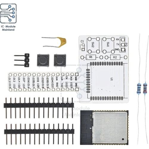 ESP-32 ESP-WROOM-32 Rev1 WIFI Module Wireless Bluetooth Breadboard Module Kit Development Board for Arduino DIY Kit