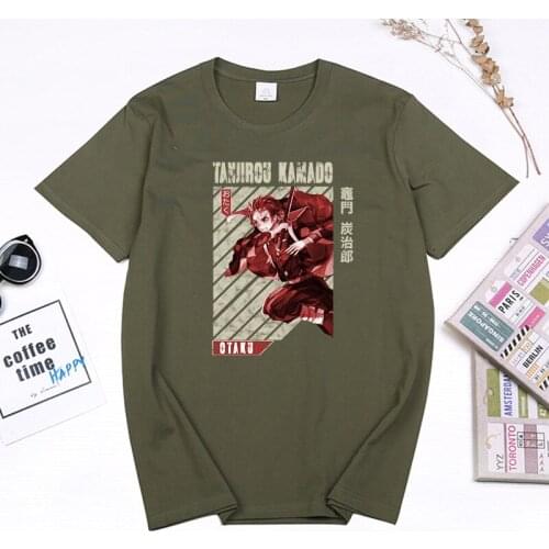 Demon Slayer Kimetsu No Yaiba Anime T-shirt Funny Cool Kamado Tanjirou Graphic T Shirt Summer Casual Ullzang Camisetas De Mujer