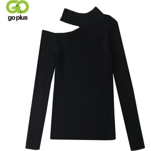 Женские пуловеры с открытыми плечами GOPLUS China At AliExpress