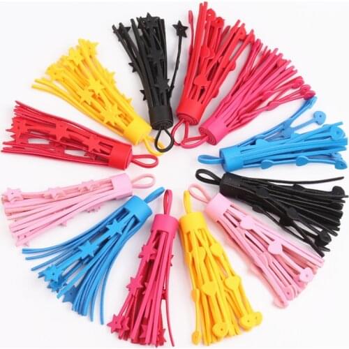 24pcs/lot 75mm PU Faux Leather Tassel Jewelry Accessories/Accessories Parts Diy Jewelry Findings & Components