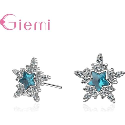 Korean Fashion 925 Sterling Silver Jewelry Personality Moon Cat Design Stud Earrings CZ Cubic Zircon Earrings For Women Brinco