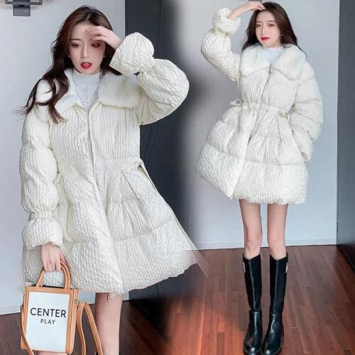 MENKAY Women's Down Jackets-coats