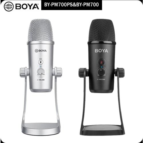 BOYA BY-PM700SP BY-PM700 USB Microphone Stereo Condenser PC Mic for Vocals Podcast Computer PC mobile IPhone Android Recording