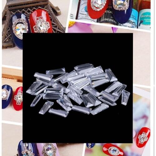 Mini Nail Art Rhinestones DIY Decorations Trapezoid Micro Crystal Stones Crystal Zircon Newest Shiny Glue On
