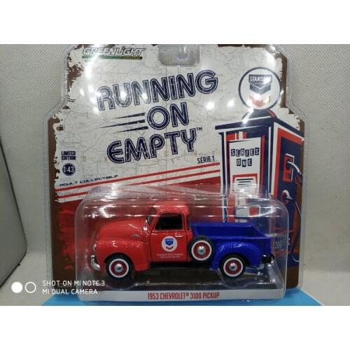 GreenLight 1:64 1953 CHEVROLET 3100 PICKUP 87010-B Metal Diecast Alloy toy cars Model Vehicles For Children Boys gift hot