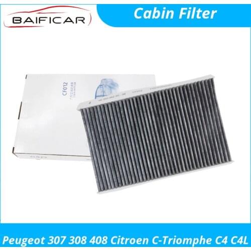 Baificar Brand New Quality Cabin Filter Carbon Air Conditioner 9636086280-06 For Peugeot 307 308 408 Citroen C4 C4L C-Quatre