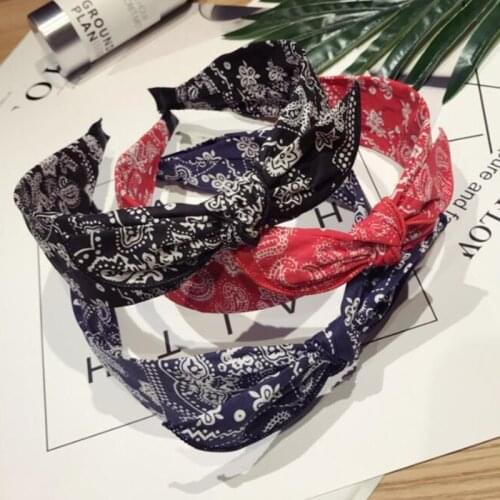 Fashion Bohemian Hairbands Print Headbands for Women Girls Retro Hair Hoop Headband Ladies Headwear Hair Accessories