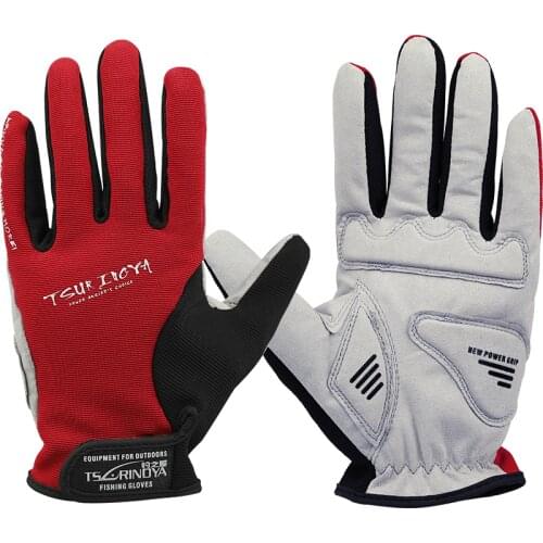 All-finger fishing gloves skid-proof shock-absorbing wear-resistant outdoor gloves riding mountaineering gloves