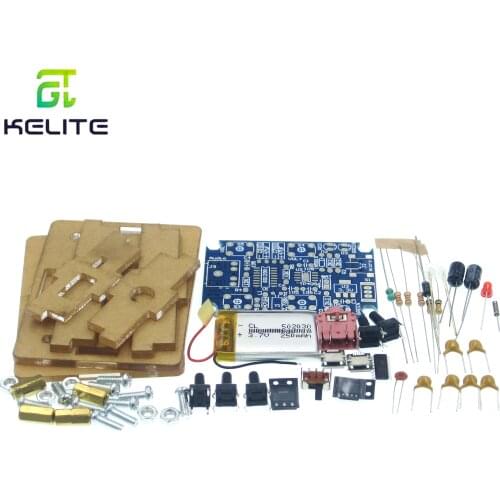 Radio Kit DIY radio electronics production kit FM stereo sound GS1299 digital radio+CASE