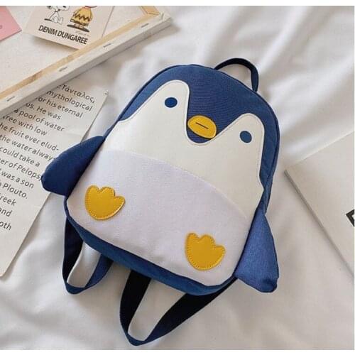 Childrens schoolbag backpack cartoon backpack cute zebra, penguin, giraffe, kitten bag