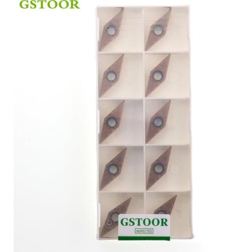 10PCS VCMT160404 TM GMZ25 VCMT160408 TM GMZ25 Turning Tool Carbide Insert CNC Lathe Tools For Stainless Steel