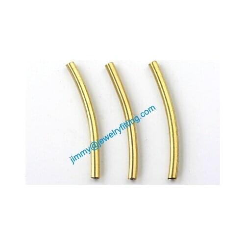 2013 Jewelry findings Bent Tube beads spacer tube beads for jewelry making