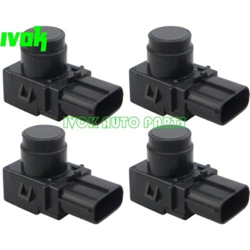 4Kits Car Reverse Sensors For Lexus LS460 LS460L LS600H LS600HL 4.6L 5.0L 2006-2012 Black Silver 89341-50070 8934150070