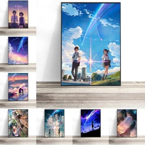 5D DIY Diamond Painting Aanime Your Name Wall Decor Poster Cross Stitch Mosaic Diamond Embroidery Room Decoration