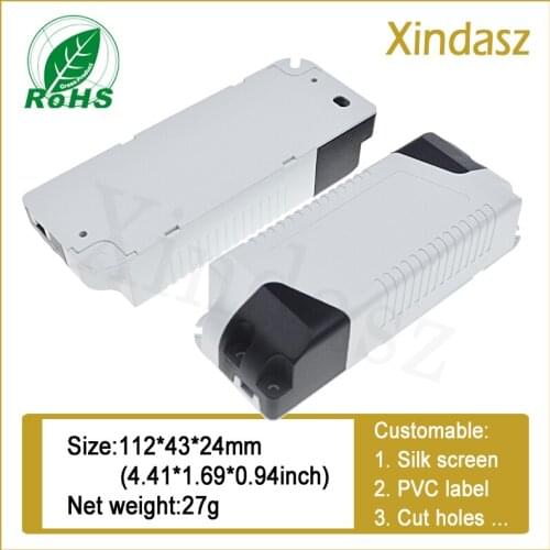 Electric enclosures for plastic electronics Led Power Supply Enclosure with size (112*43*24mm) IP55