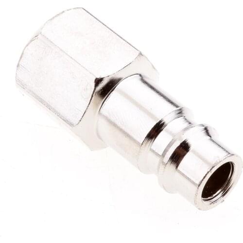 6 Pieces Air Line Hose Compressor Fitting Quick Release Connector 1/4 Inch BSP
