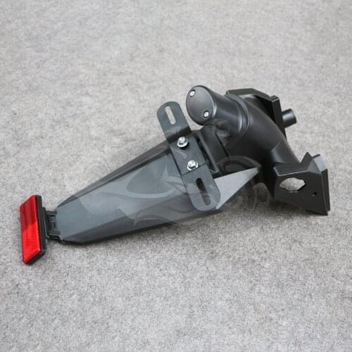 Fit for ZX10R 2004 2005 ZX 10R ZX-10R Rear Tire Fender Turn light Splash Guard License Plate Reflector Mudguard Holder Bracket