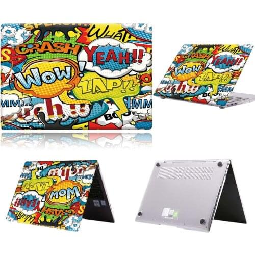 Art Laptop Case For Huawei MateBook 13/13 AMD Ryzen/14/D14/D 15/X 2020/X Pro PVC Chip Shell For Pro 16.1/Honor MagicBook 14/15